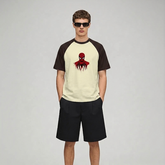 Spider-Man Drip Graphic T-Shirt | Minimal Marvel Superhero Streetwear Tee