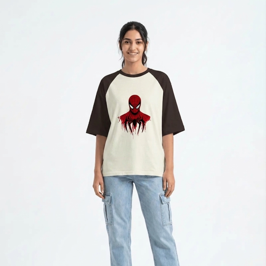 Spider-Man Drip Graphic T-Shirt | Minimal Marvel Superhero Streetwear Tee
