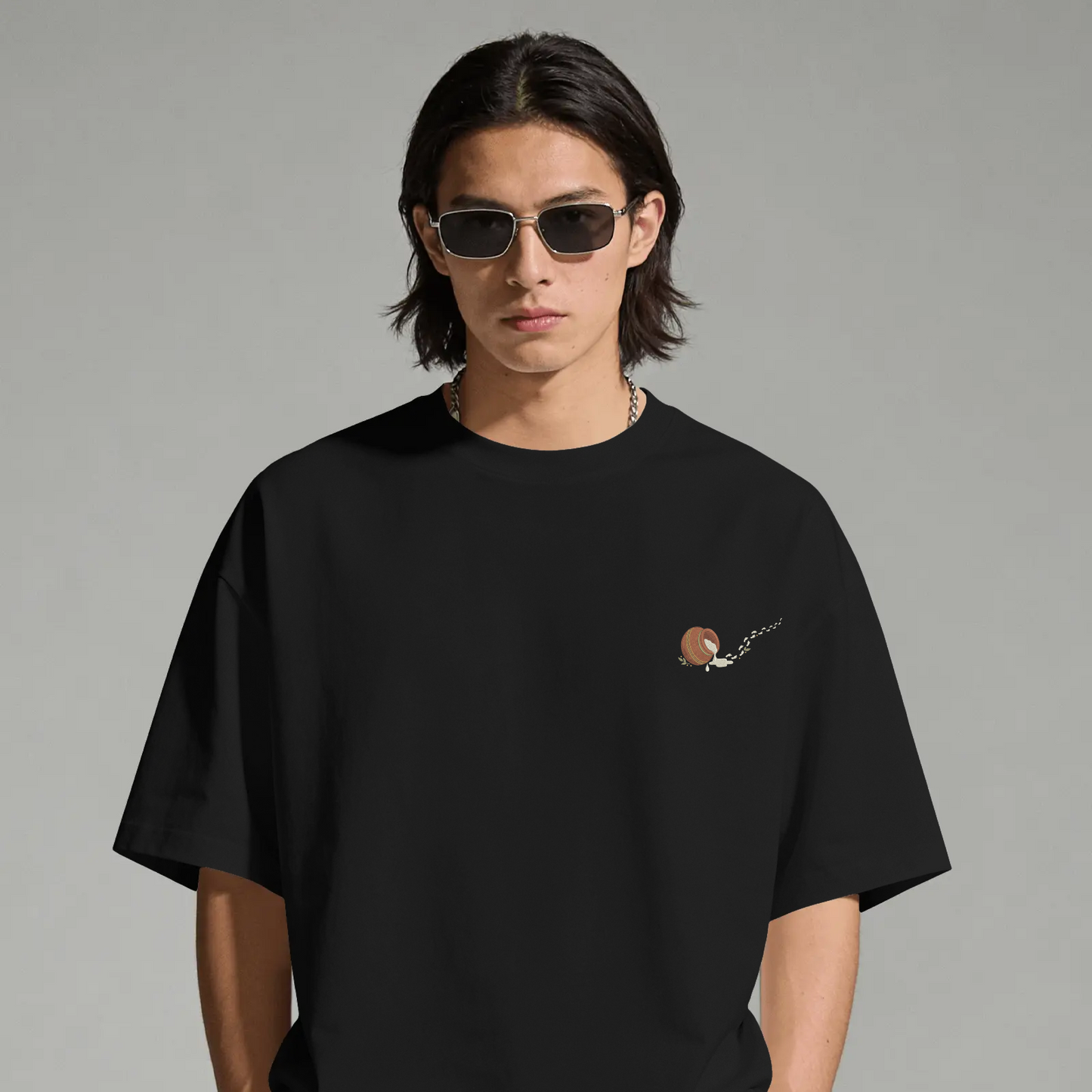 Krishna Makhan Minimal T-Shirt | Cute Bal Gopal Graphic Tee