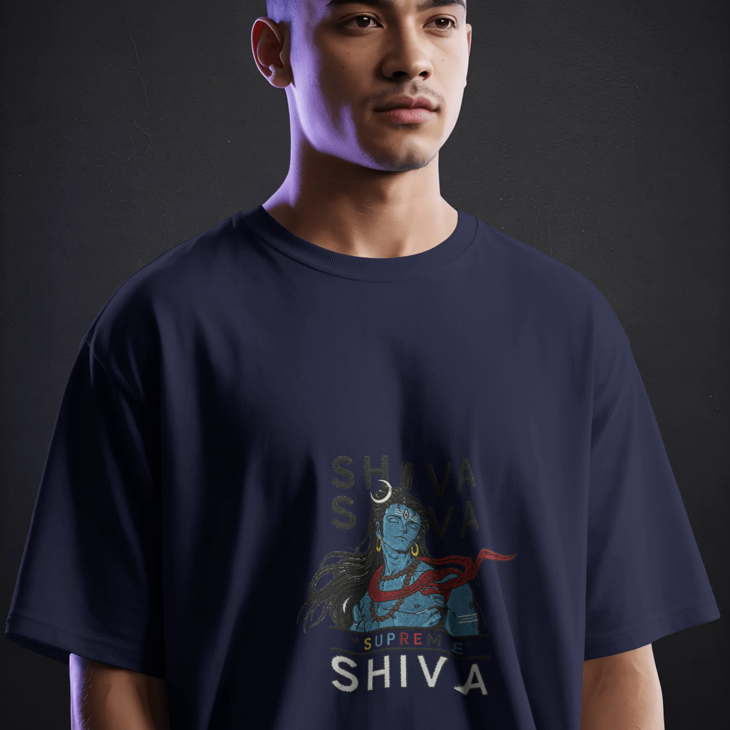 Supreme Shiva Oversized T-Shirt | Mahadev Graphic Streetwear Tee