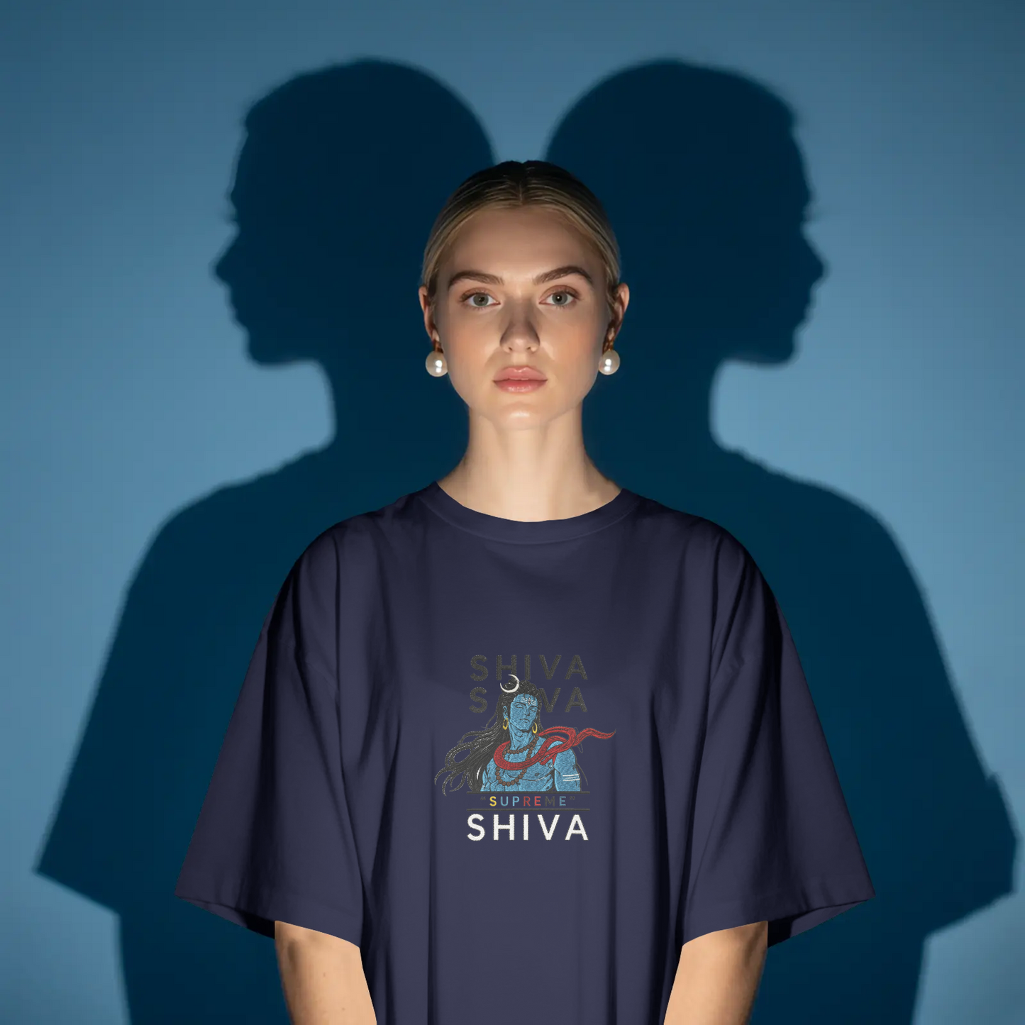 Supreme Shiva Oversized T-Shirt | Mahadev Graphic Streetwear Tee