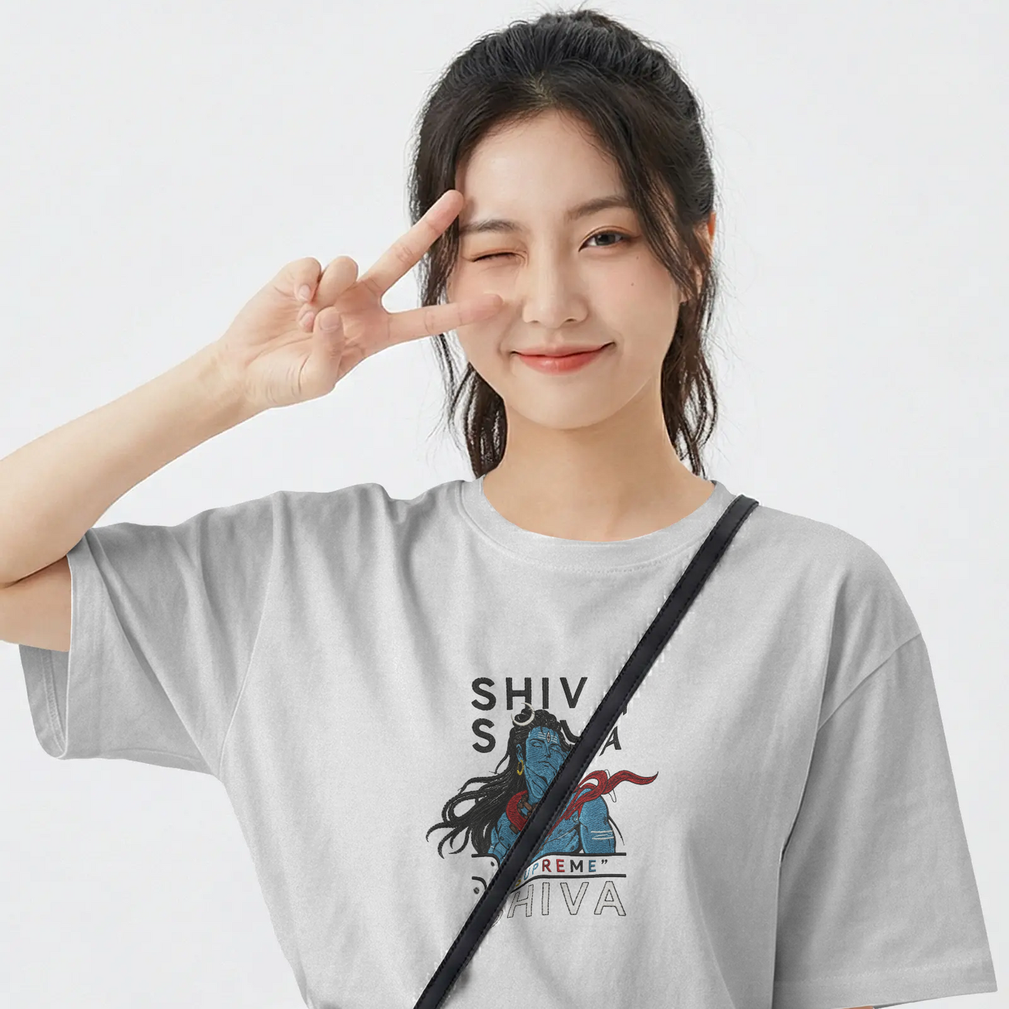 Supreme Shiva Oversized T-Shirt | Mahadev Graphic Streetwear Tee