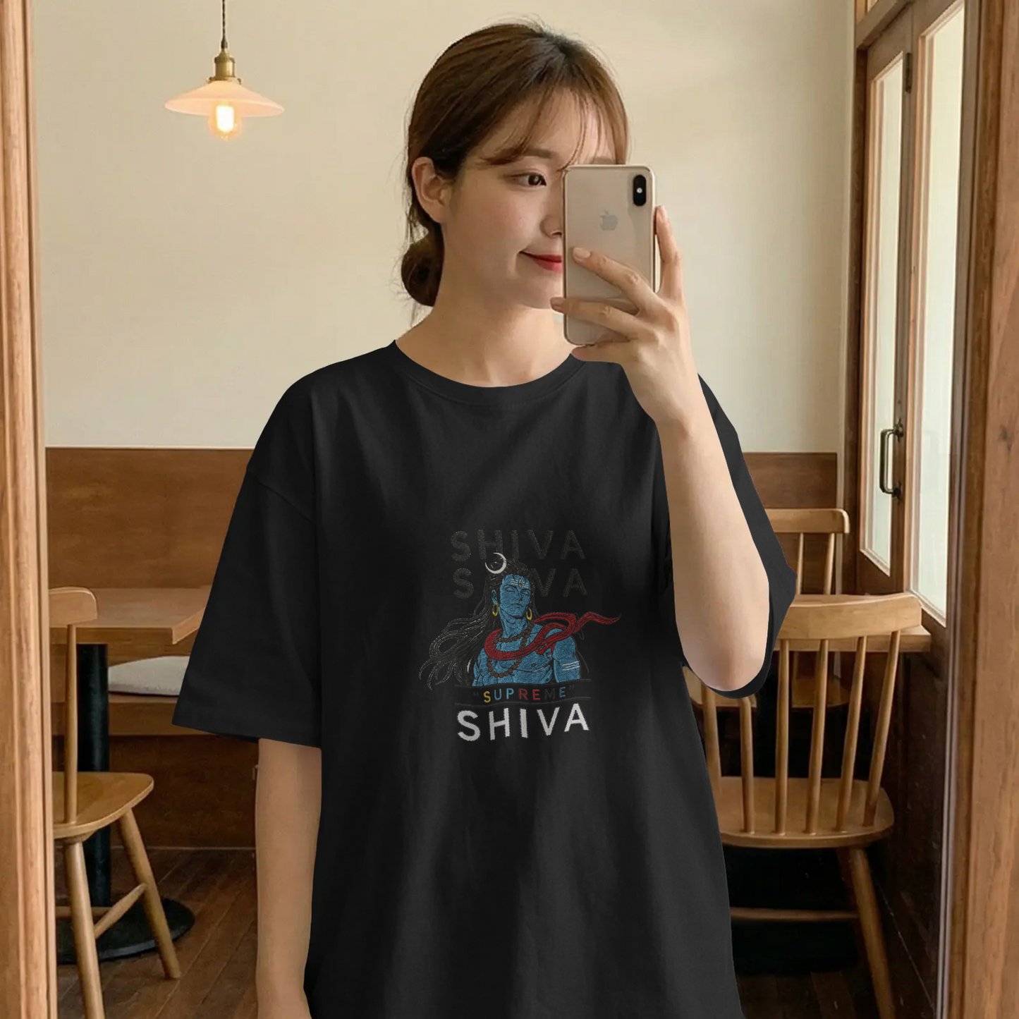 Supreme Shiva Oversized T-Shirt | Mahadev Graphic Streetwear Tee