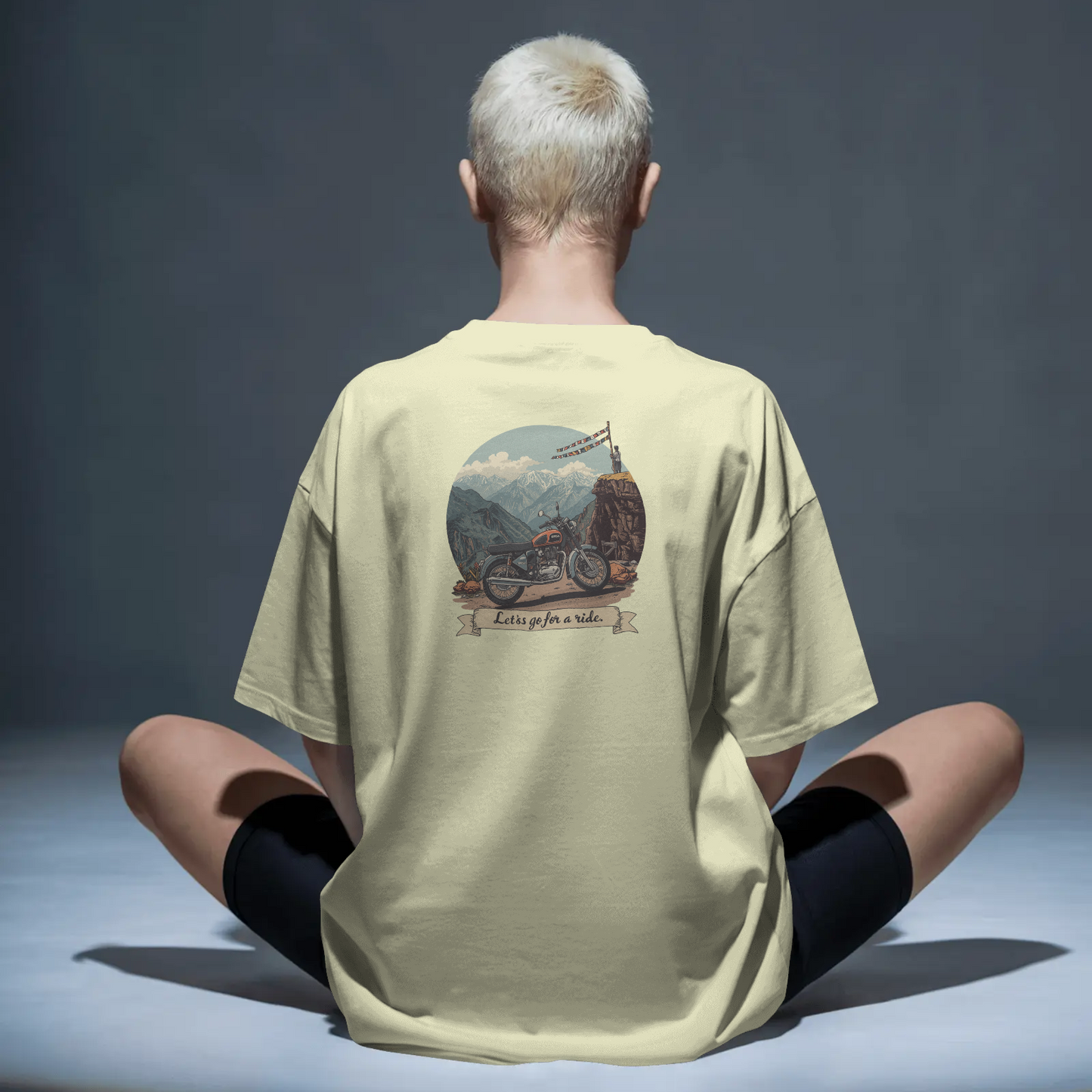 DRIPRA™ |Let’s Go For A Ride Vintage Motorcycle Graphic T-Shirt