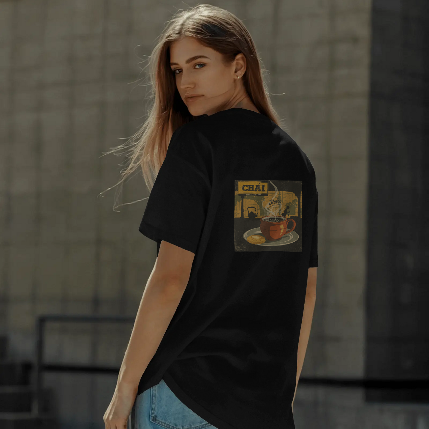DRIPRA™ |Chai Since Forever Vintage Aesthetic Graphic T-Shirt