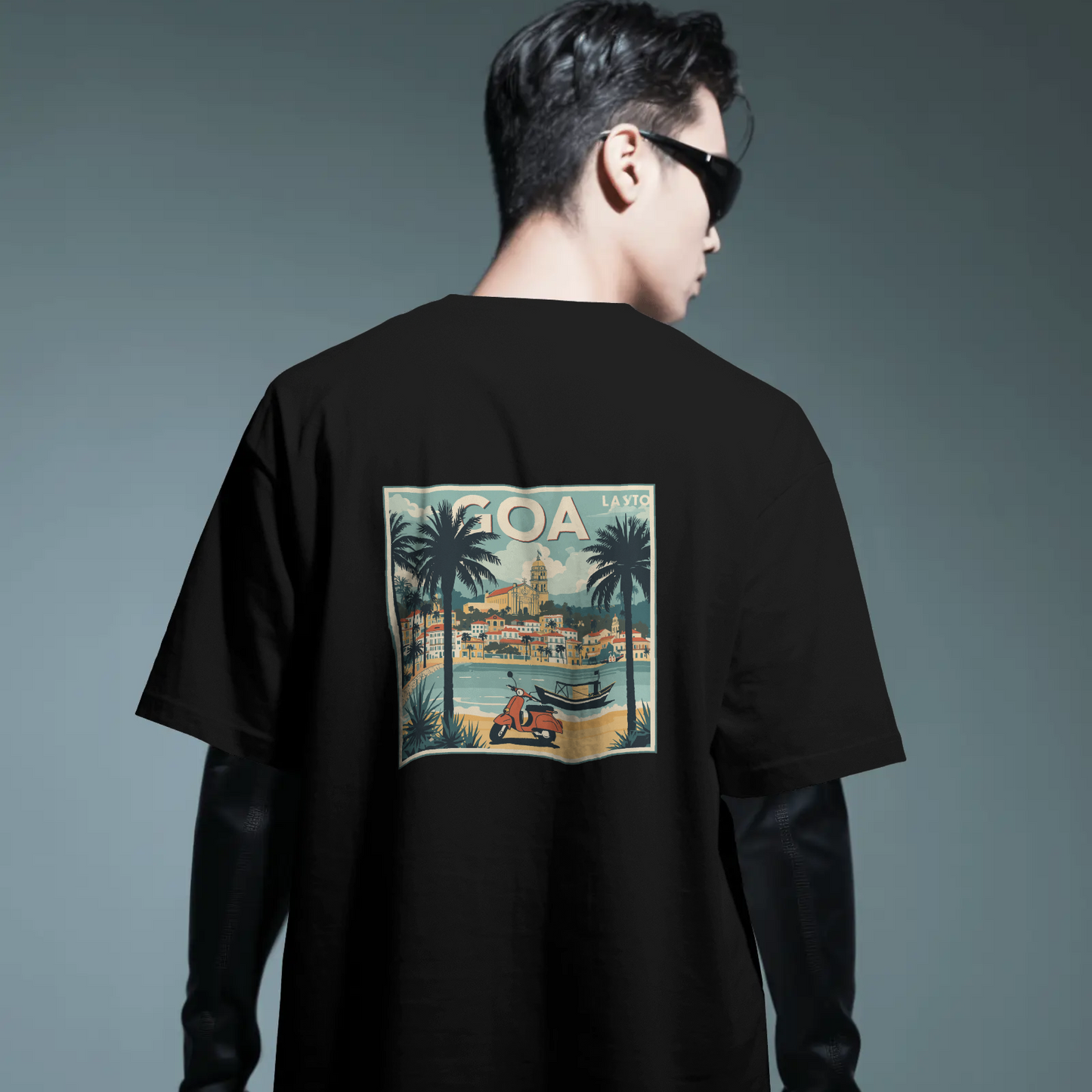 DRIPRA™ Goa Vintage Travel Poster T-Shirt