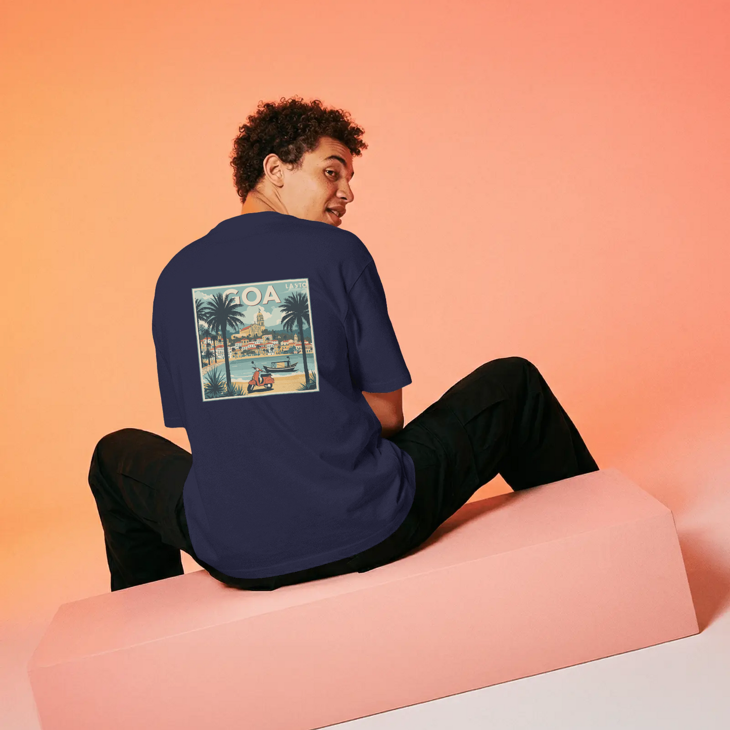 DRIPRA™ Goa Vintage Travel Poster T-Shirt