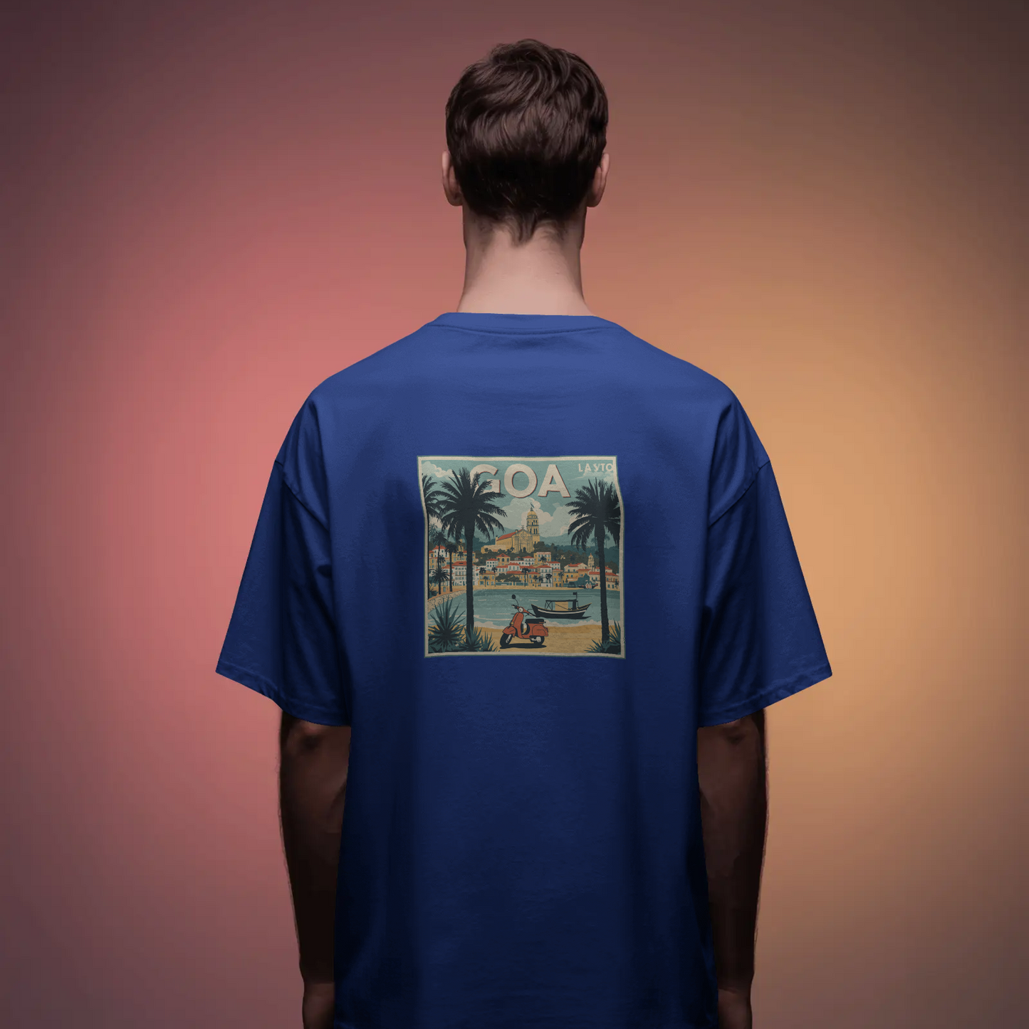 DRIPRA™ Goa Vintage Travel Poster T-Shirt