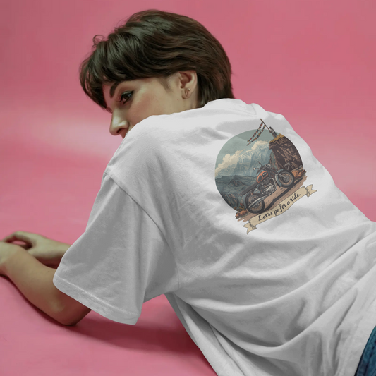 DRIPRA™ |Let’s Go For A Ride Vintage Motorcycle Graphic T-Shirt
