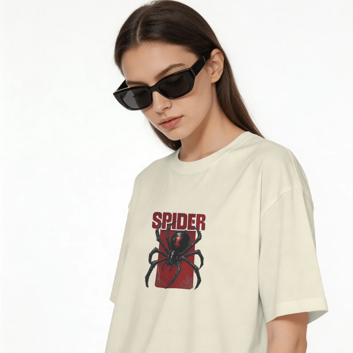 Black Widow Spider Graphic Tee | Dark Streetwear T-Shirt