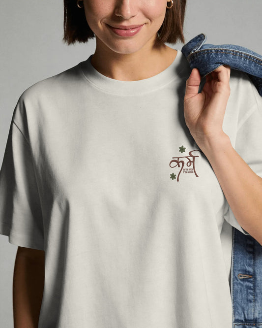 karma Unisex Oversized Classic T-Shirt
