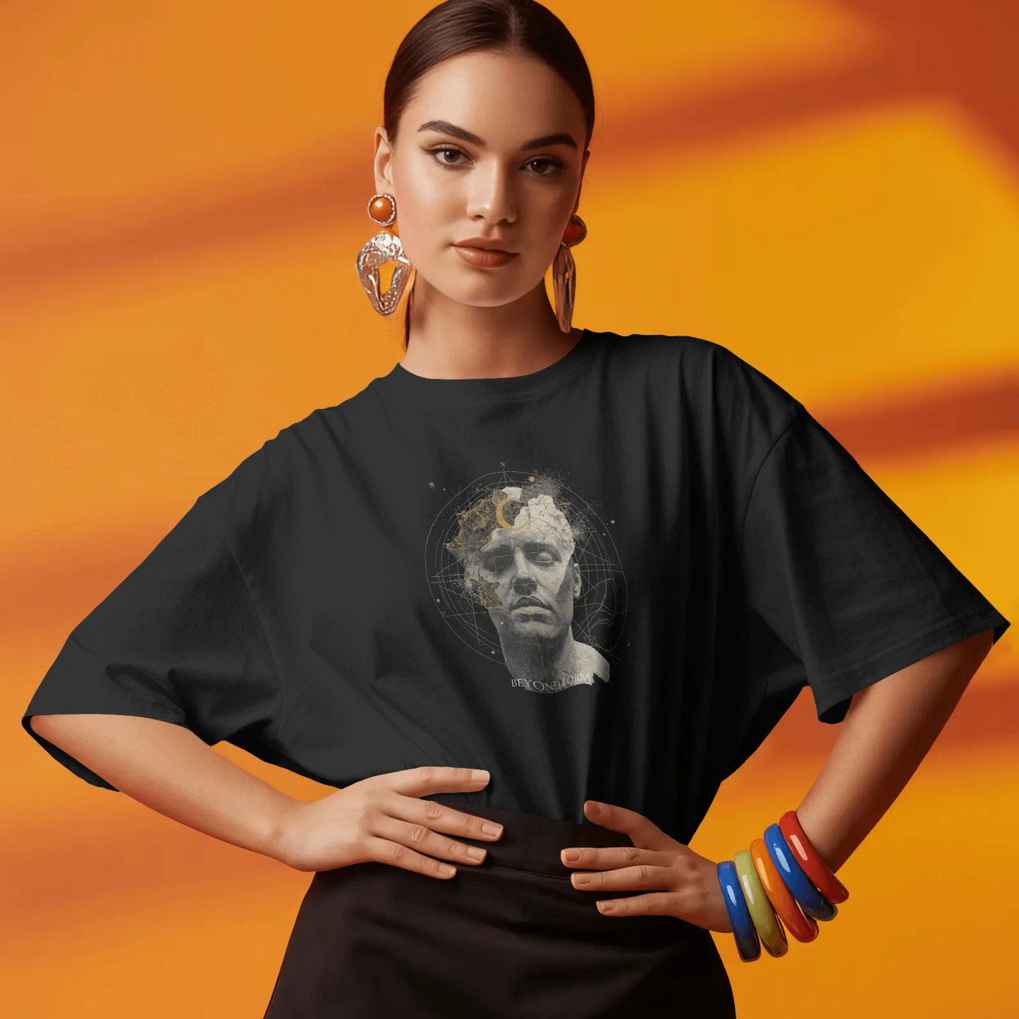 DRIPRA™ | Beyond Form Abstract Art Graphic Tee
